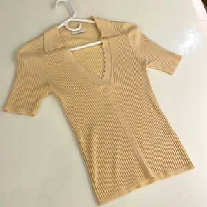 Sandro V Neck Top